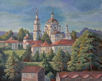 View from the hill to the Chernoostrovsky Monastery. Shatalov Andrey