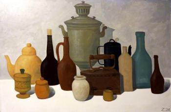 Stil life with a samovar. Zaytsev Anatoliy