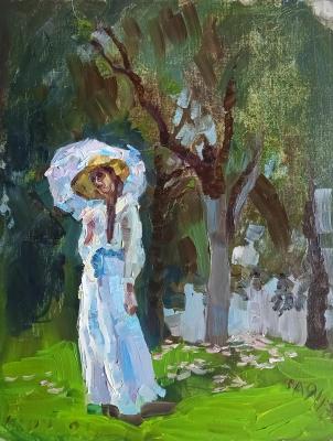 Lace Umbrella (Summer Scene). Dobrovolskaya Gayane