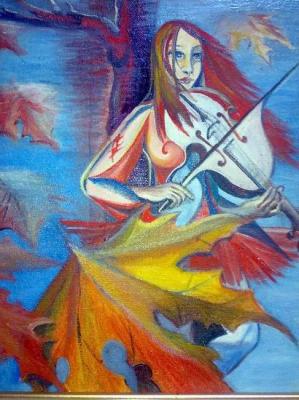 Melody of the leaf fall. Markova Natalia
