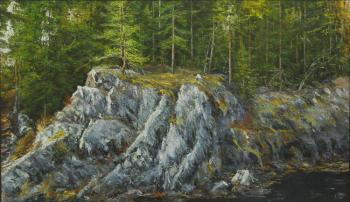 Pine (triptych "Kivach Waterfall"). Popov Alexander