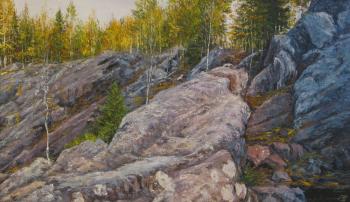 Birch (triptych "Kivach Waterfall"). Popov Alexander