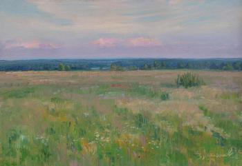 Loukianov Victor Evgenievich. Evening in fields