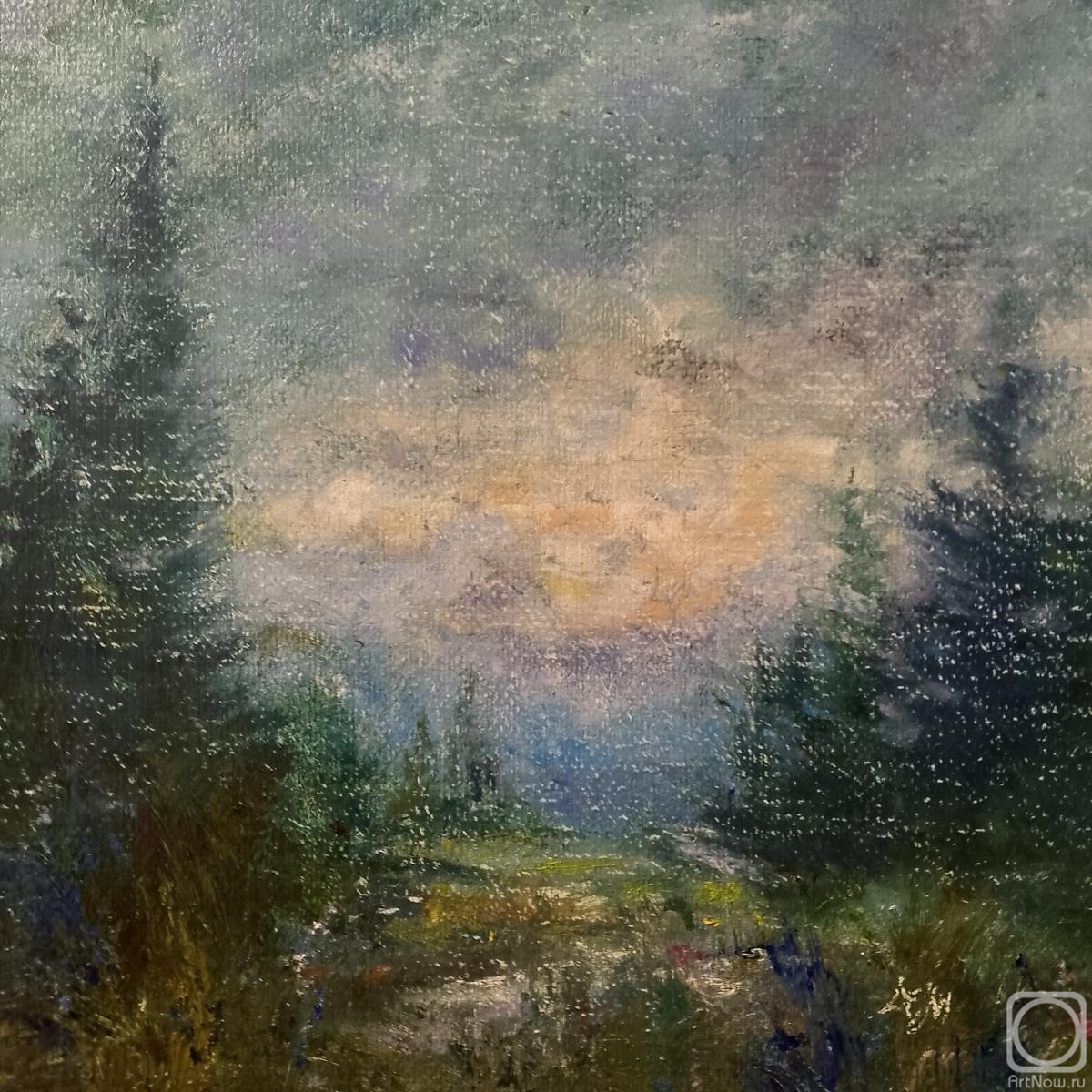 Kir Dmitriy. Evening in the Forest