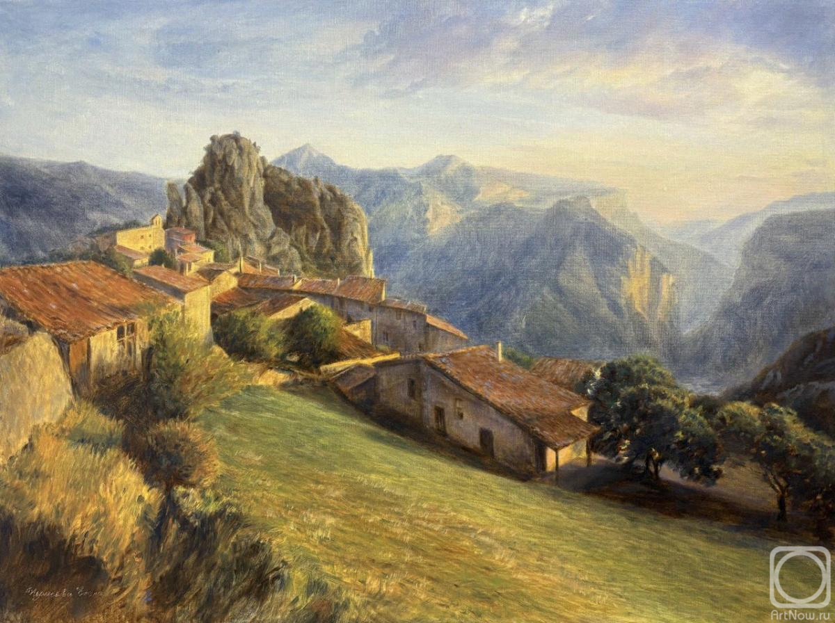 Cherneeva Elena. Sunset over the cliffs of Verdon