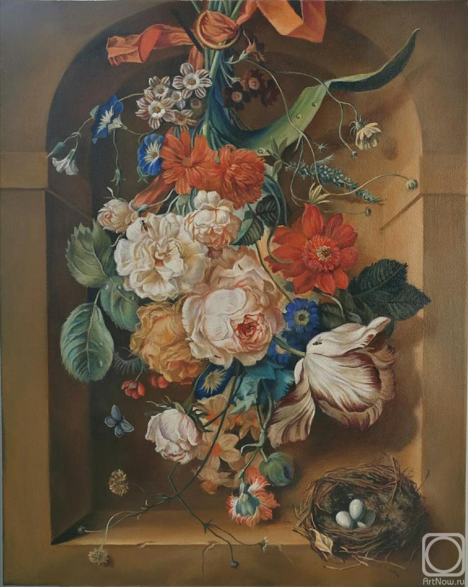 Vays Irina. Flowers garland