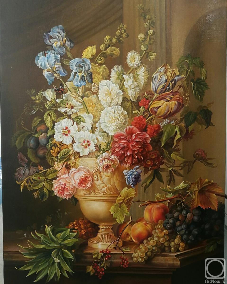 Vays Irina. Flowers garland