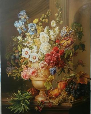 Flowers garland. Vays Irina