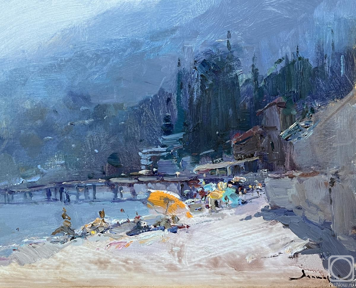 Makarov Vitaly. It's getting dark. The beach