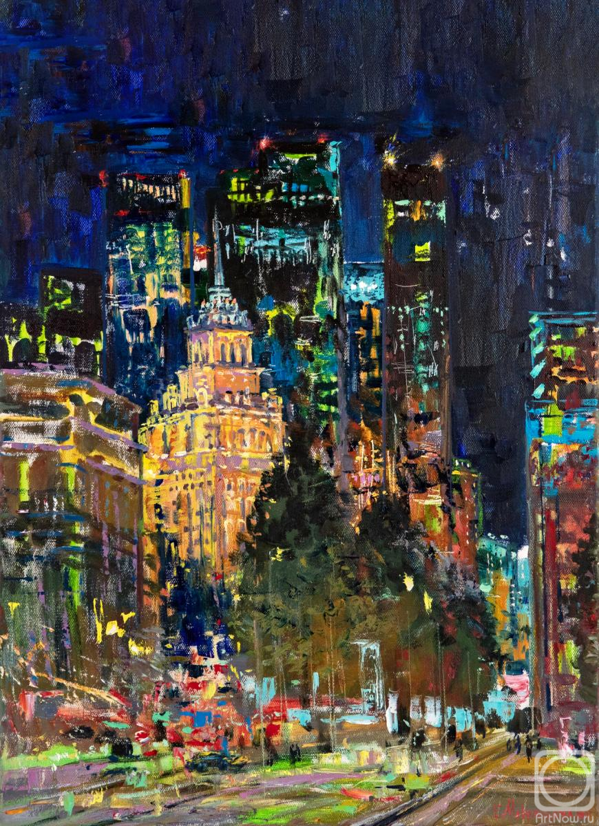 Belyukina Ekaterina. NEW ARBAT .The Night