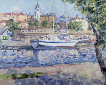 Sailboat Embankment Vyborg. Savenkova Natalya