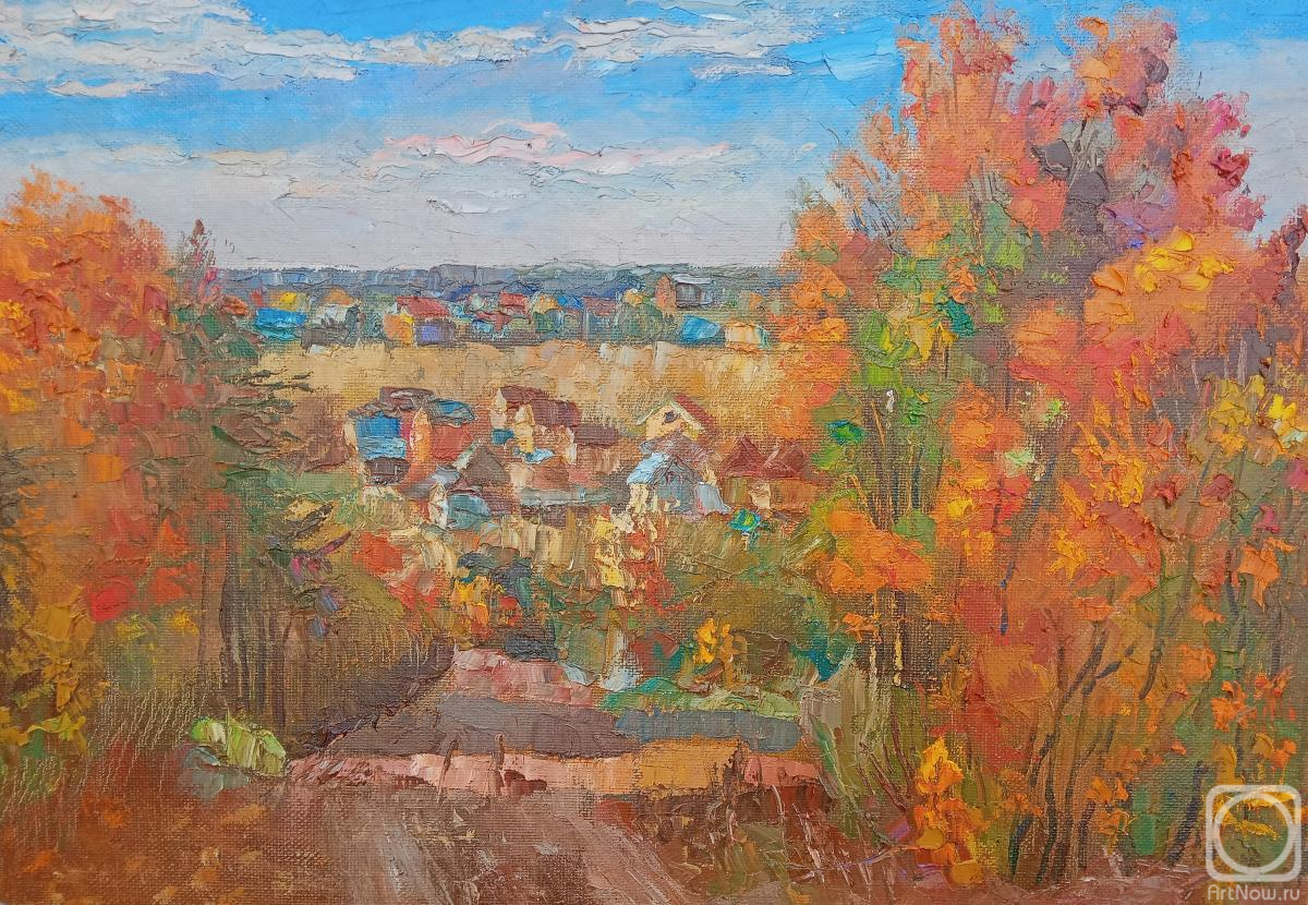 Chernyy Alexandr. The gold of autumn is in the Foundry