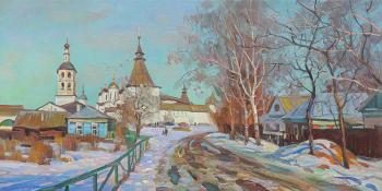 Spring is the beginning. Borovsky Monastery