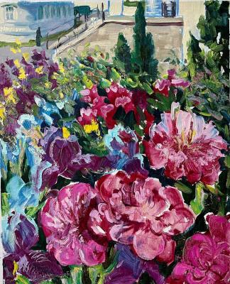 The summer garden. Belyukina Ekaterina