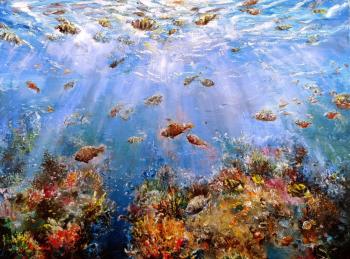 Underwater sunlight. Murtazin Ilgiz