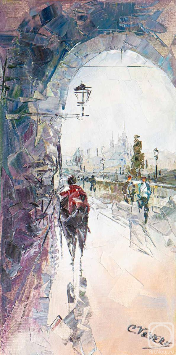 Vevers Christina. The rain is dancing on the pavement. The Charles Bridge