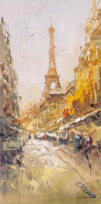 In the rhythm of the rain. A walk in Paris. Vevers Christina