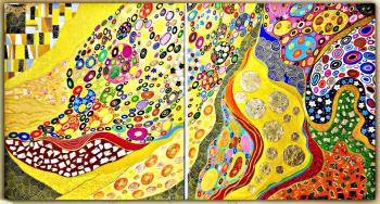 Inspiration by Klimt. Bast Irina