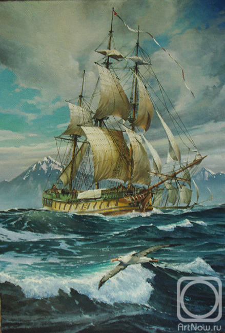 Golybev Dmitry. Frigates "Boussole" and "Astrolabe"