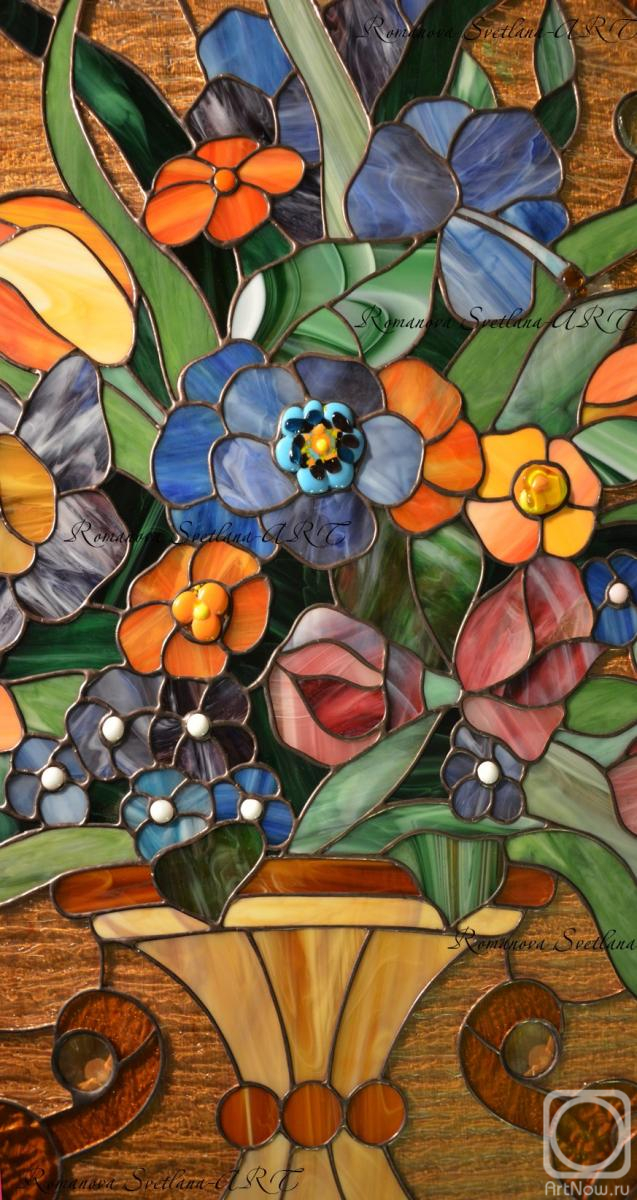 Romanova Svetlana. Stained-glass window