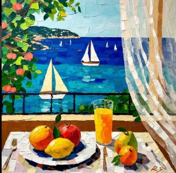 Breakfast on the sea