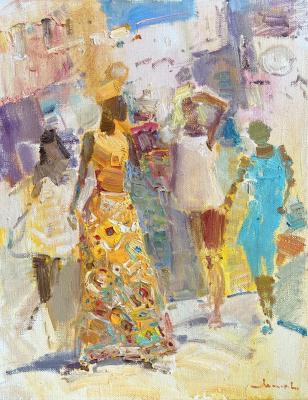 Bright colours of the south (African Girls). Makarov Vitaly