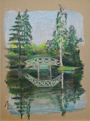 A bridge in Abramtsevo