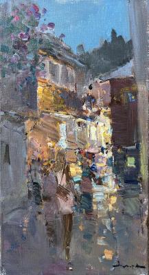 Evening romance of Gurzuf.