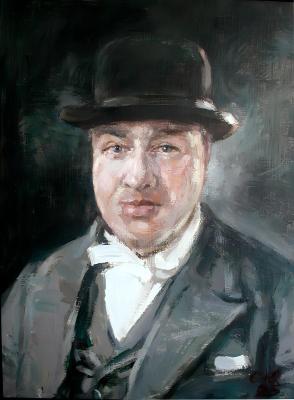 Картина «Портрет в ретро стиле»