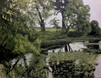 Free copy of the overgrown pond and I.Levitana