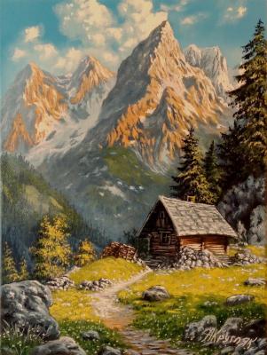 A house in the mountains. Kruglyak Andrey