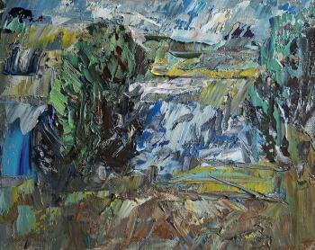 By the river. sketch (River Sketch). Mishura Vladimir