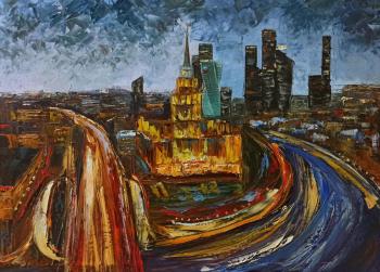 Картина «Ночь над Москвой»