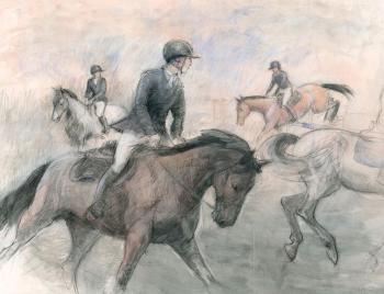 Warm up at competition. Shulga Oksana