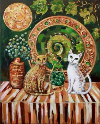 Grape cats. Kovaliova Elena