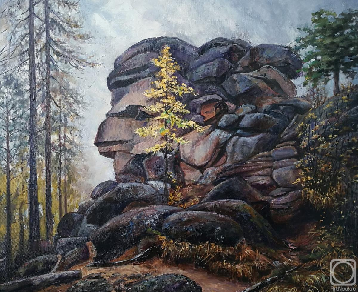 Vays Irina. Ded Rock, autumn. Krasnoyarsk Stolby Nature Reserve
