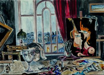 The woman with the violin. Bolshih Ekaterina