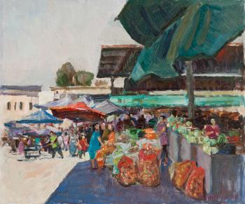 Bazaar in Samarkand. Zhukova Juliya