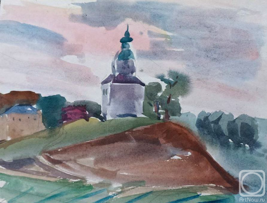 Lazarev Viktor. View of the church