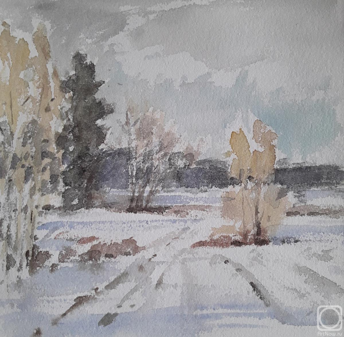Knecht Aleksander. Snowy October