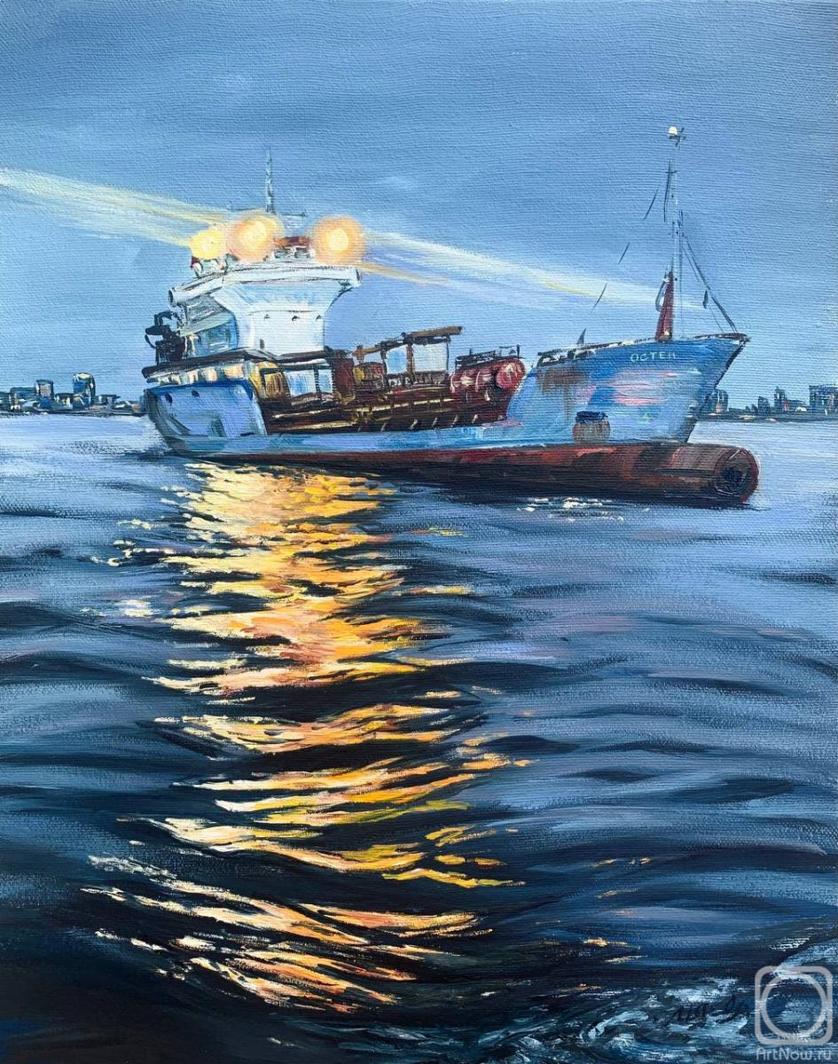Gromykovskaya Marina. Tanker "Osten"