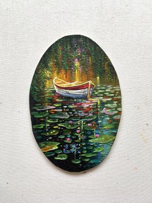 Boat (Water Lilies In A Pond). Korableva Elena