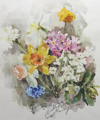 Spring bouquet. Podzhigaylo Katerina