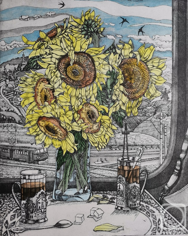 Kryukova Tatyana. Sunflowers