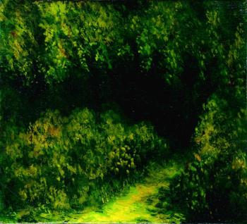 The Road to the Green Forest (sketch). Abaimov Vladimir
