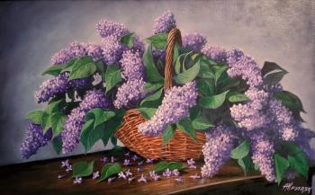 Картина «Сирень в корзине»