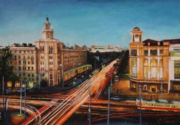 Evening Rostov. Budyonovsky. B. Sadovaya. Gaponov Sergey