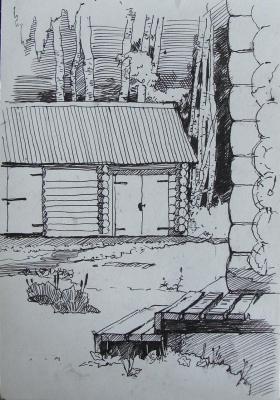 On the territory of the reserve. Roshina-Iegorova Oksana