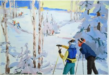 Winter training, Biathlon. Zorina Elena