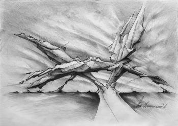 The ruined structure. Pshenichnyi Andrey